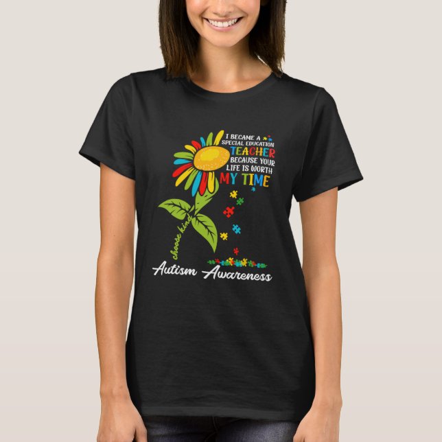Camiseta Autism Awareness Sped Teacher Special Education Su (Frente)