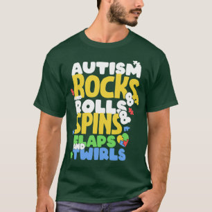 Camiseta AUTISM AWARENESS Support Autism Kids for Mãe Pai 2