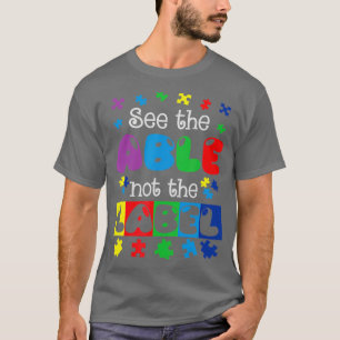 Camiseta AUTISM AWARENESS Support Autism Kids for Mamãe Pai