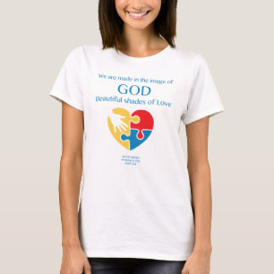 Camiseta Autism Beautiful Shades of Love