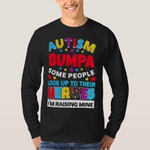 Camiseta Autism Bumpa Pessoas Procuram Seus Heróis Ascensão