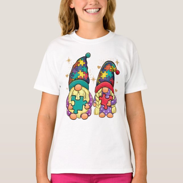 Camiseta Autism Casal Gnome (Frente)
