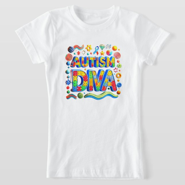 Camiseta Autism Diva Shirt (Postura )