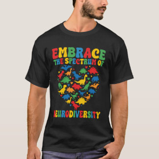 Camiseta Autism Embrace The Spectrum of Neurodiversity Awar