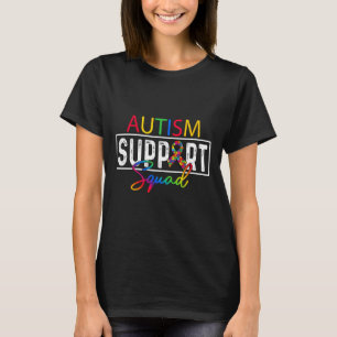 Camiseta Autism Esquadrão de Sensibilização Autismo Grupo d