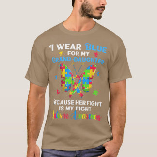 Camiseta Autism Granddaughter Grandma Grandpa s, Funny Butt