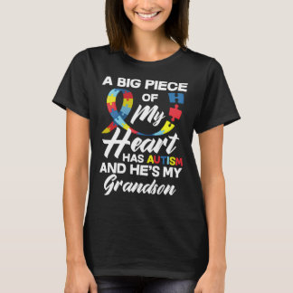 Camiseta Autism Grandpa Grandma Autistic Grandson Autism Aw