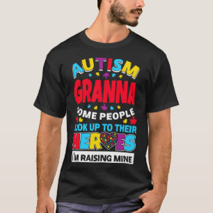 Camiseta Autism Granna Pessoas Olham Para Os Heróis Ascensã