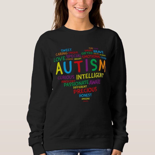 Camiseta Autism Heart Proud Autism Men Women  Autism Awaren (Frente)