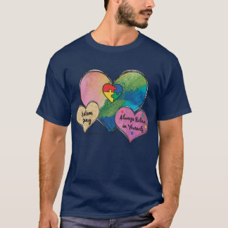 Camiseta Autism Hearts