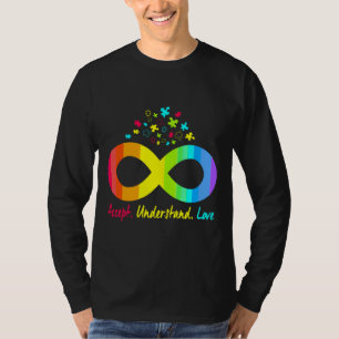 Camiseta Autism Infinity Puzzle Symbol Autism Accept Underr