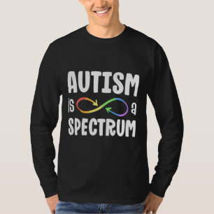 Camiseta Autism Is A Spectrum Autistic Acceptance Infinity