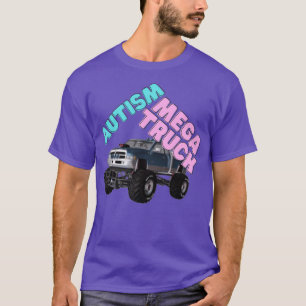 Camiseta Autism Mega Truck monster amante 3