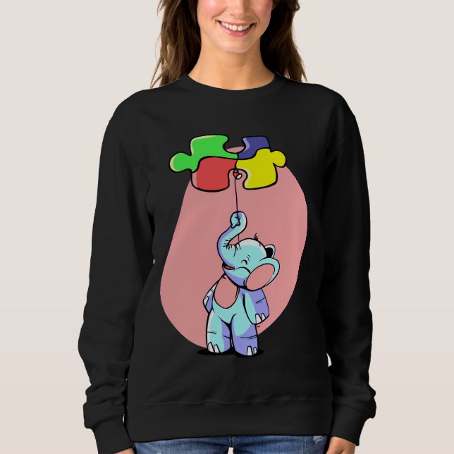 Camiseta Autism Mini Elefante (Frente)