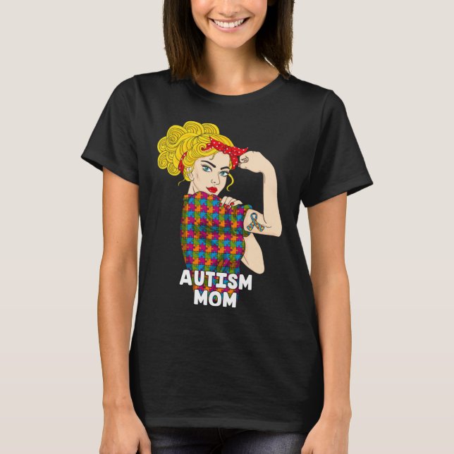 Camiseta Autism Mom Autism Awareness Kindness Support Autis (Frente)
