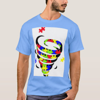 Camiseta Autism Neck Gaiter Autism Tornado
