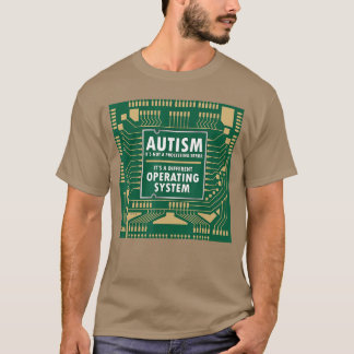 Camiseta Autism Not Error Different Operating System Autist
