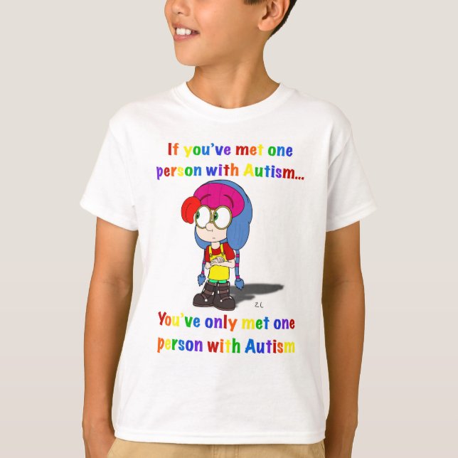 Camiseta Autism: one size does not fit all awareness shirt (Frente)