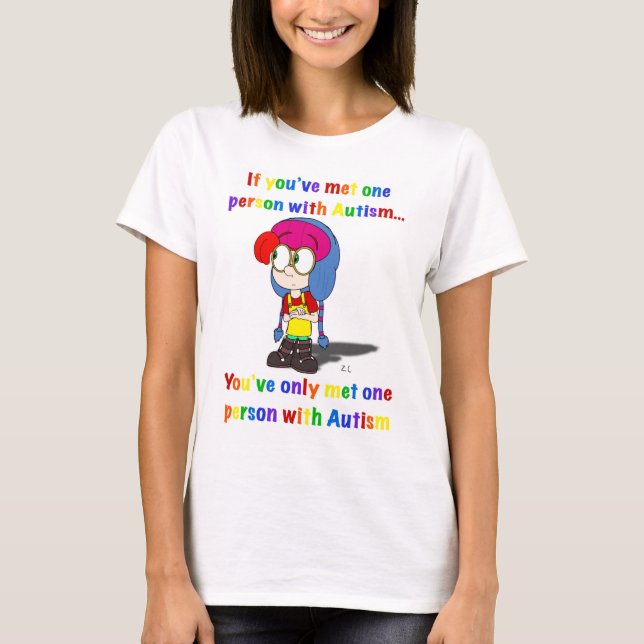 Camiseta Autism: One size does not fit all shirt (Frente)