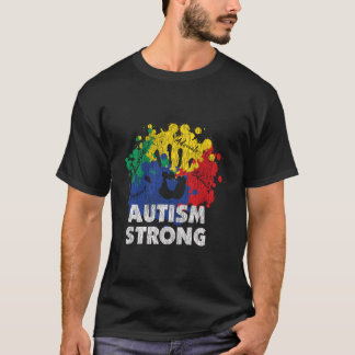 Camiseta Autism Proud Strong Autistic Awareness