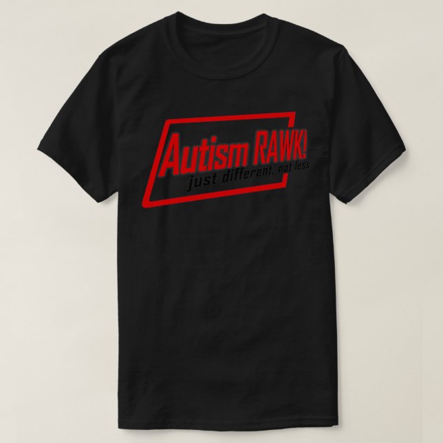Camiseta Autism Rawk (Frente do Design)