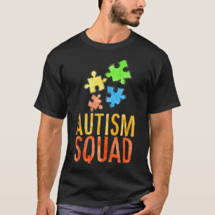 Camiseta Autism Squad Support Team Autism animal protection