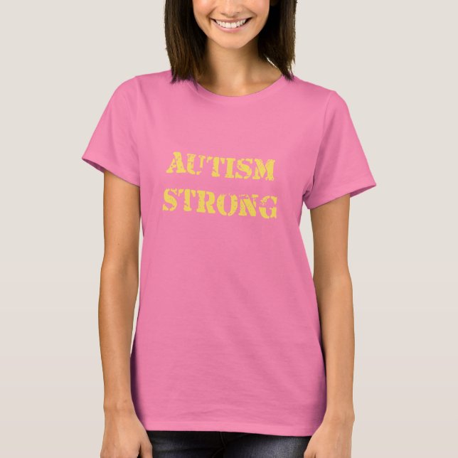 Camiseta Autism Strong (Frente)