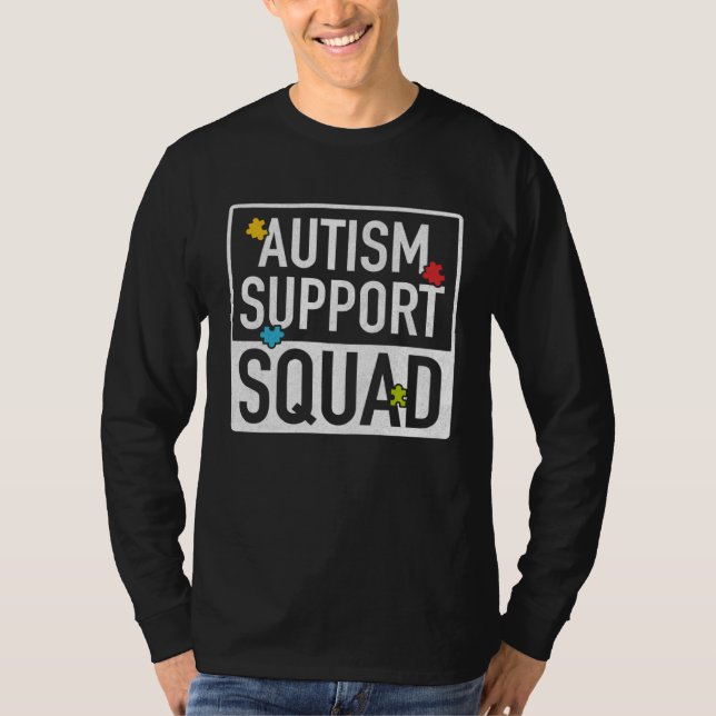 Camiseta Autism Support Squad Autism Parent Support (Frente)