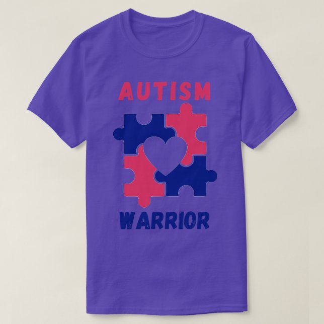 Camiseta Autism Warrior (Frente do Design)