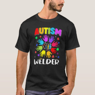 Camiseta Autism Welder Quebra-cabeça Autismo Sensibilização