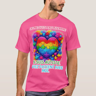Camiseta Autisme Enfant Je ne suis pas bizarre Autiste Humo