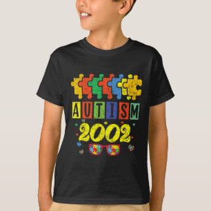 Camiseta Autismo 2002 22º Aniversário Autism Awarene
