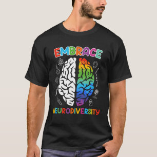 Camiseta Autismo Abrace Neurodiversidade Conscientização de