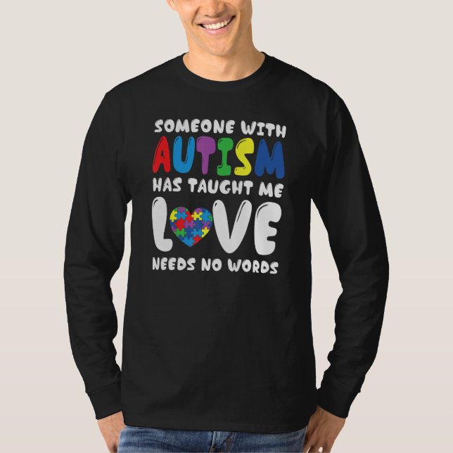 Camiseta Autismo Aconselhamento Suporta Crianças Autismo Pa (Frente)