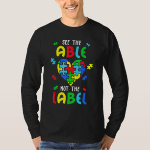 Camiseta Autismo Aconselhamento Suporta Crianças Autismo Pa