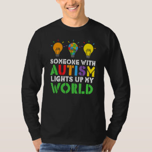 Camiseta Autismo Aconselhamento Suporta Crianças Autismo Pa