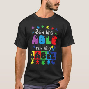 Camiseta Autismo Aconselhamento Suporta Crianças Autismo Pa