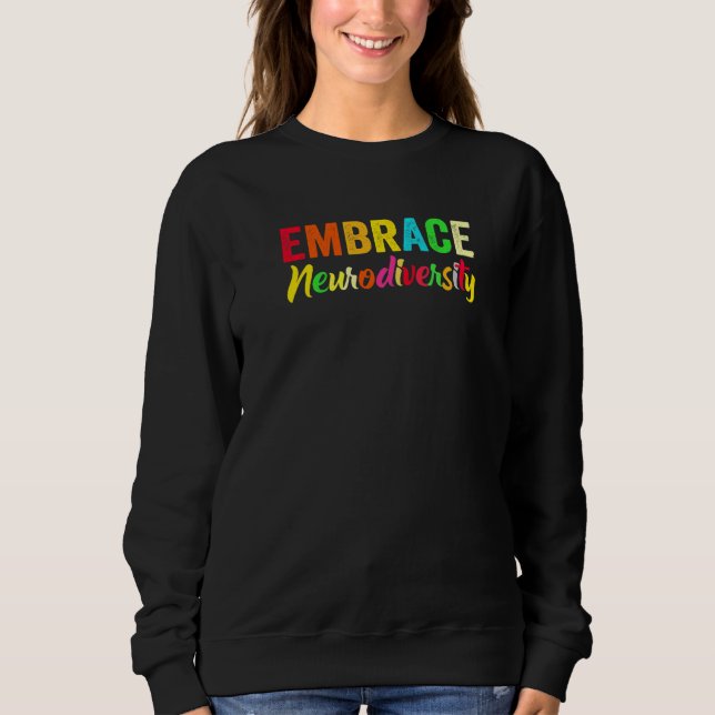 Camiseta Autismo Adhd Abraça Neurodiversidade (Frente)