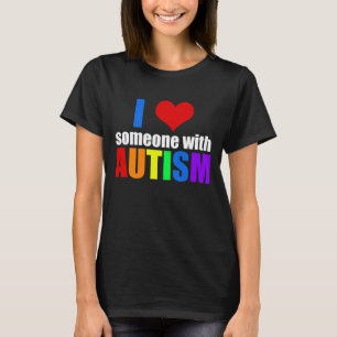 Camiseta Autismo Ama Família Arco-Íris Suporte Correto