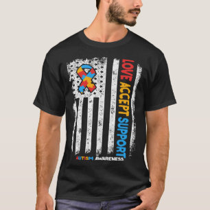 Camiseta Autismo Amor Autista Aceitar Suporte Conscientizaç