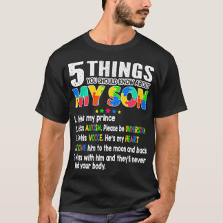Camiseta autismo apoio a autismo filho da mãe pai