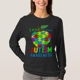 Camiseta Autismo Apple Quebra-cabeça se conscientiza