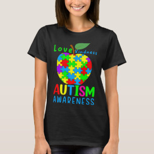 Camiseta Autismo Apple Quebra-cabeça se conscientiza