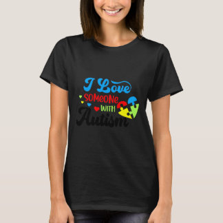 Camiseta Autismo Autismo Alguém Com Autismo