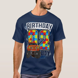Camiseta Autismo Autismo Ame Monstro Caminhão P