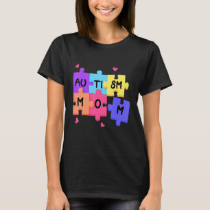 Camiseta Autismo Autismo Autismo Suporte a Mãe Mulheres