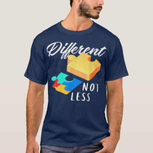 Camiseta Autismo Autismo Diferente Não Menos Quebra-cabeça