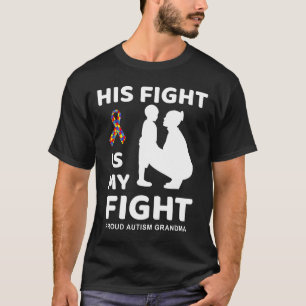 Camiseta Autismo-Autismo Para uma avó amorosa mostrar seu a