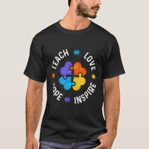 Camiseta Autismo-Autismo Professor Especial Ed Ensino Esper