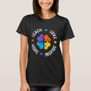 Camiseta Autismo-Autismo Professor Especial Ed Ensino Esper